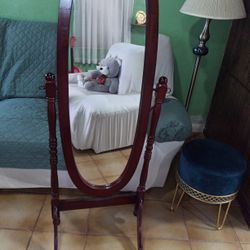 Bedroom Standing Mirror,Wood