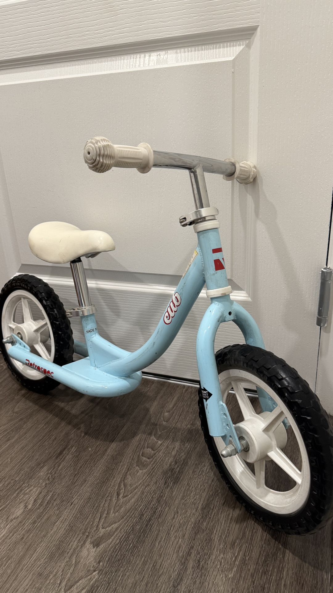 Retrospec Balance Bike for Kids – Light Blue