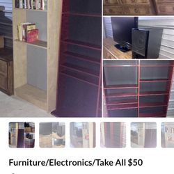 Dressers/BookCases/TV Etc- Take all!