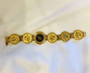 Genuine Vintage Gianni Versace Signature Goldplated Swess