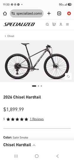 Specialized bike chisel hardtail
