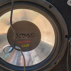 12 Inch Speakers With Matching Amp  With Box