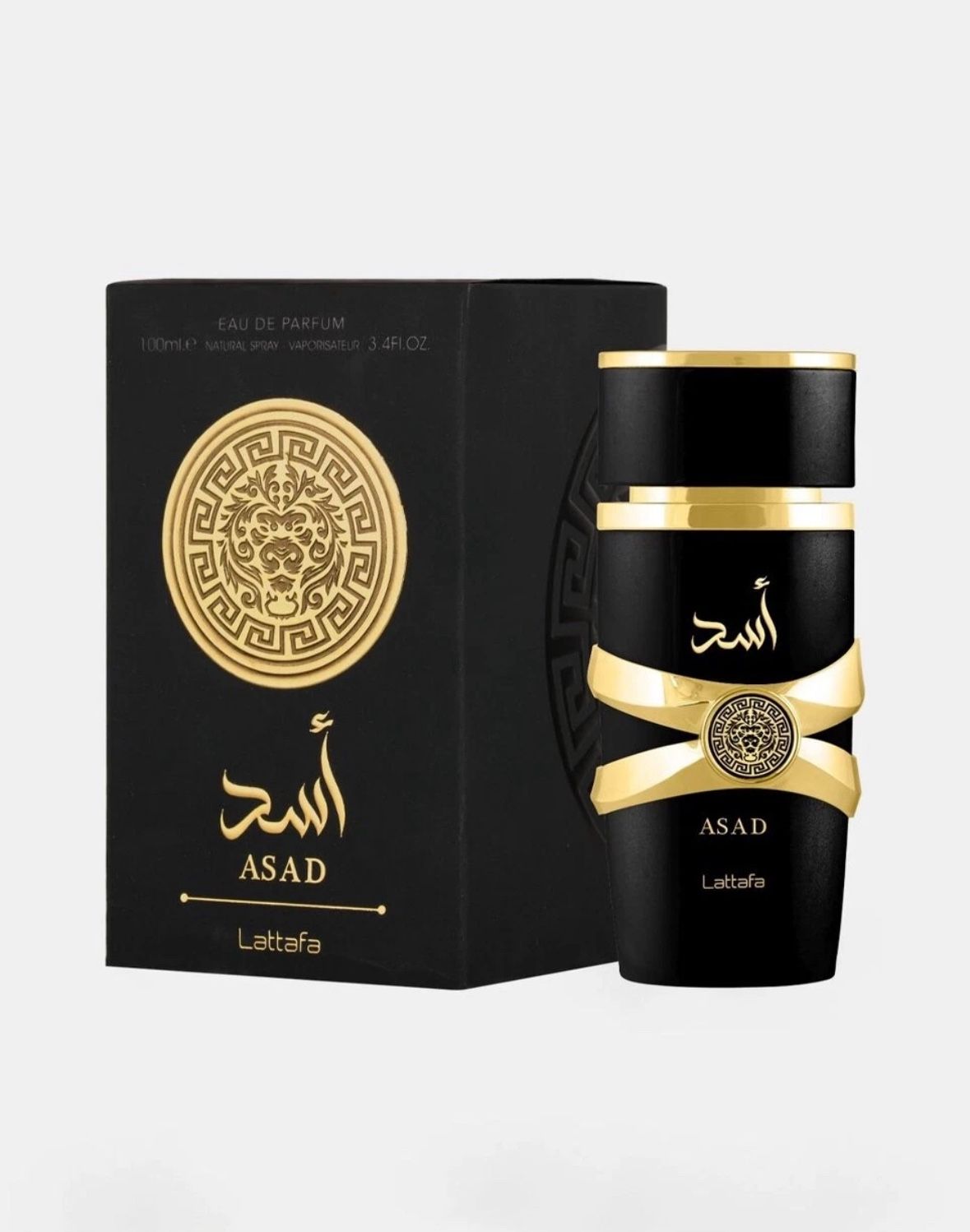 Lattafa Perfumes Asad for Unisex Eau de Parfum Spray, 3.4 Oz