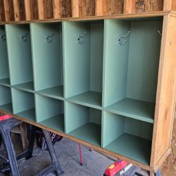 Storage Cubby With Hooks