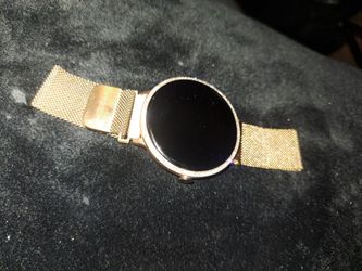 iTECH Fusion 2 Round Smartwatch (Model No. 500200) in rose gold.