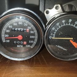 Motorcycle Speedometer & Tachometer