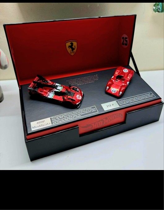 Hot Wheels RLC Heritage FERRARI Set Of 2 Vehicle