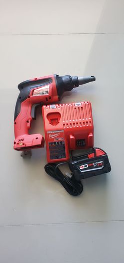 Milwaukee M18 FUEL 18V Lithium-Ion Brushless Cordless Drywall Screw Gun , 5.0 Battery  and Charger.