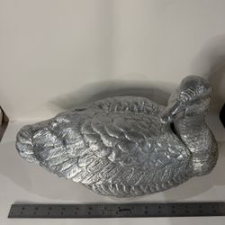 “Vintage Arthur Court Aluminum Duck Serving Set – 1978 – Bowl & Ladle – Marked” 