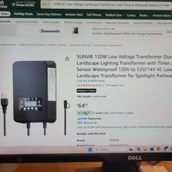 120 W LOW VOLTAGE transformer Outdoor Landscape Teansfomer