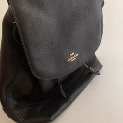 Black Coach Backpack