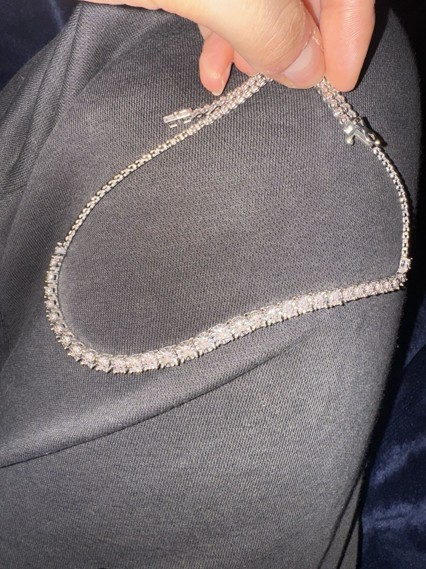 Lab Diamond Tennis Chain