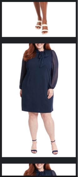 Brand new chiffon LONDON TIMES dress 14W
