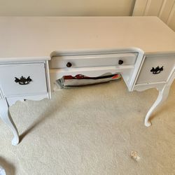 French Solid Wood Vanity Desk 