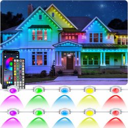 ✨ 300FT Permanent Outdoor RGB Eave Lights – App & Remote Control, Waterproof, Holiday & Year-Round Lighting ✨