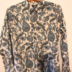 Gucci Floral Long Sleeve Dress Shirt