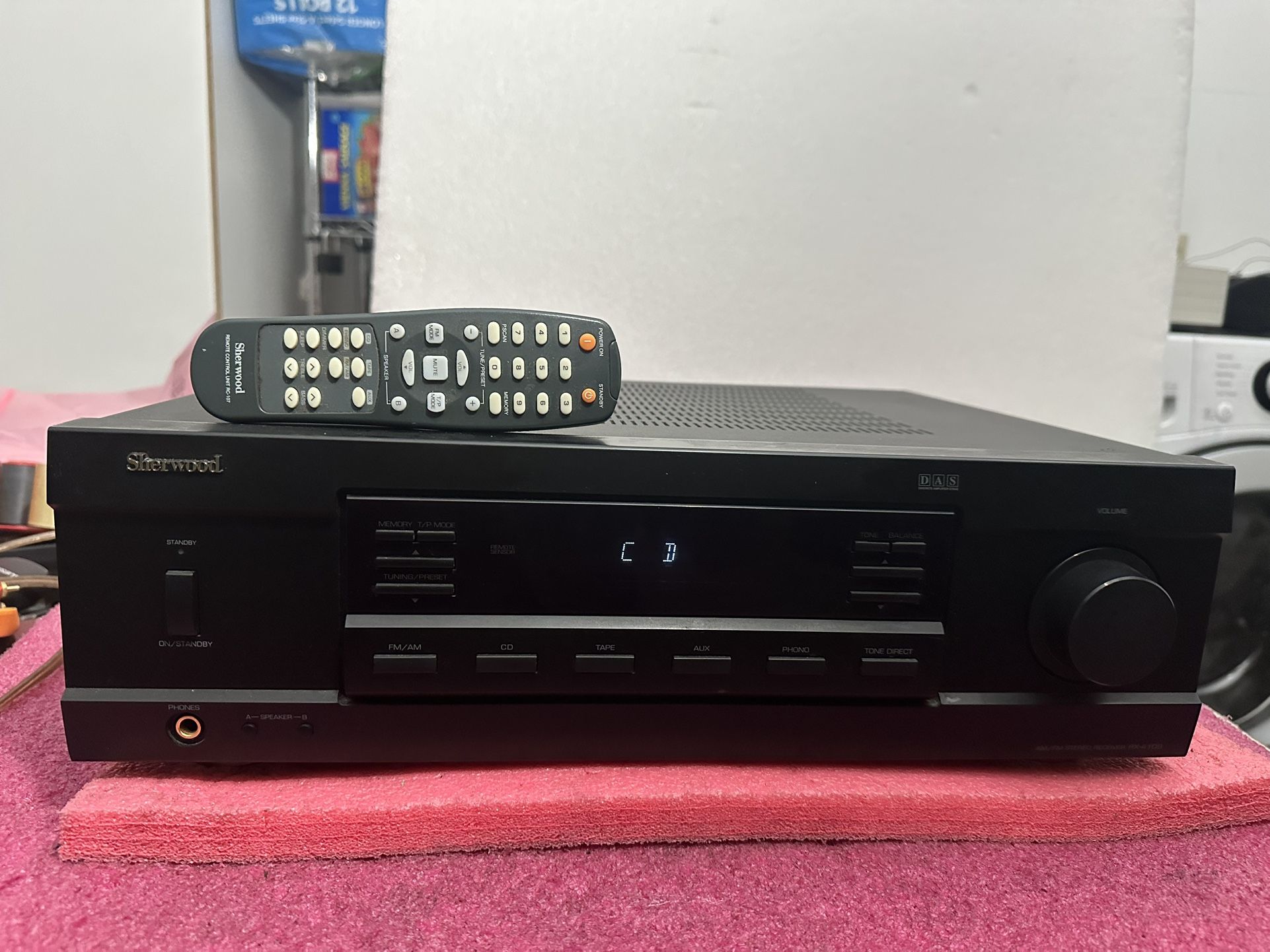 Sherwood RX-4109 Receiver Stereo 2 Channel AM/FM Tuner Audio w/Remote
