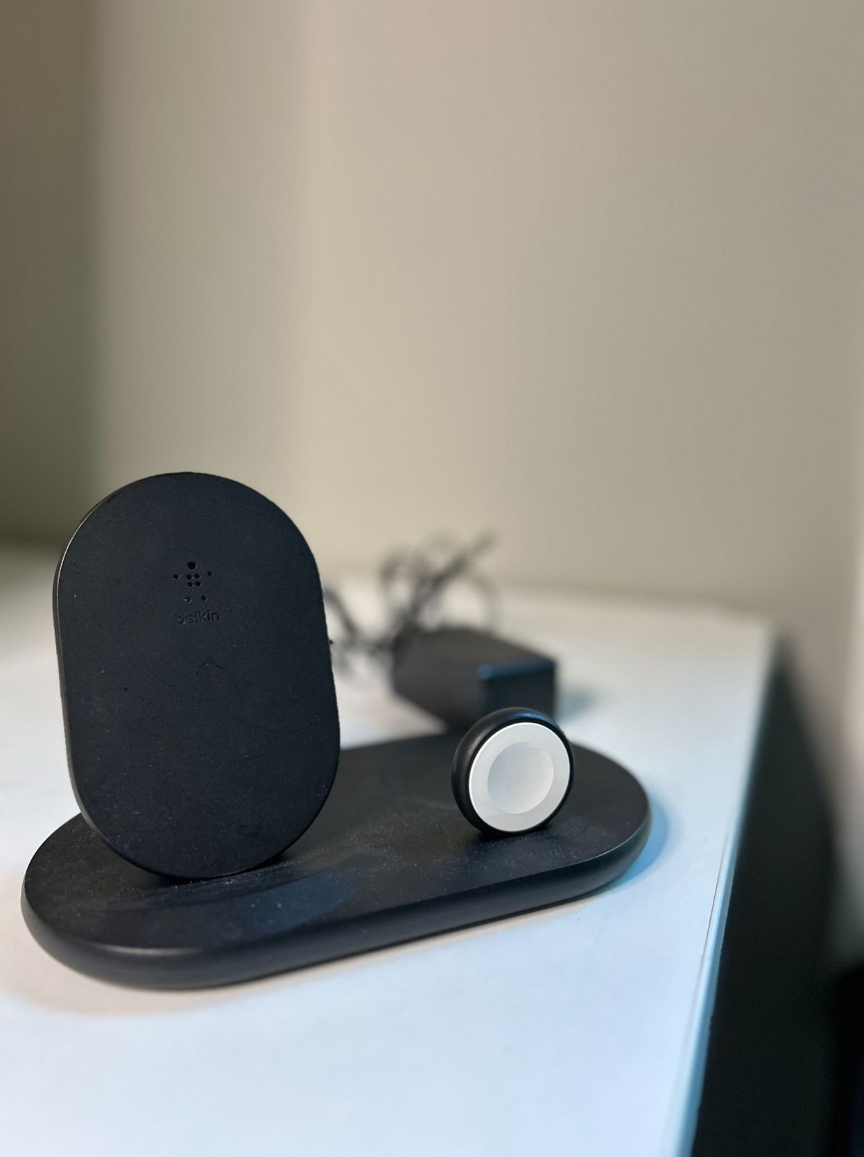 Belkin 3-in-1 Wireless Charging Station for iPhone, Apple Watch, Air Pods (Black)