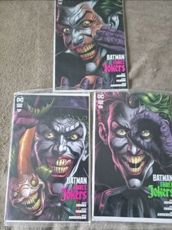 THREE JOKERS #1, #2, #3 — Complete Set (Cover B)
