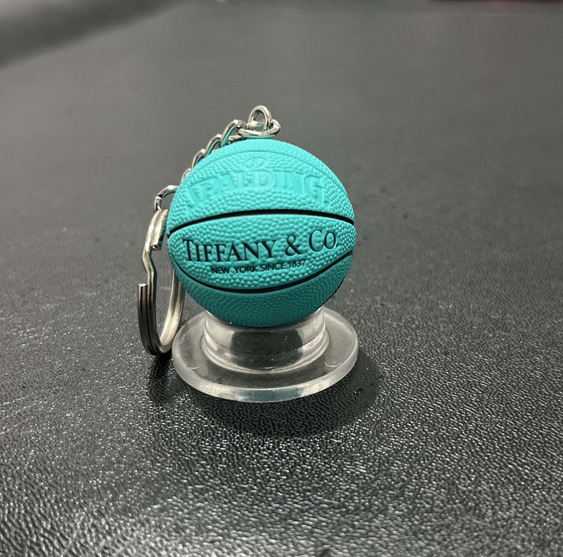 Spaulding Tiffany and Co basketball keychain 