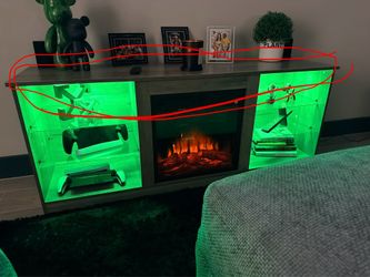 “LED Electric Fireplace TV Stand / Entertainment Center