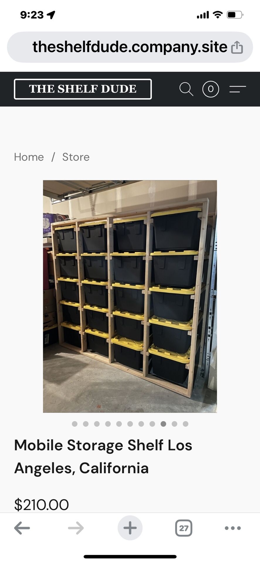 Custom Garage Shelving