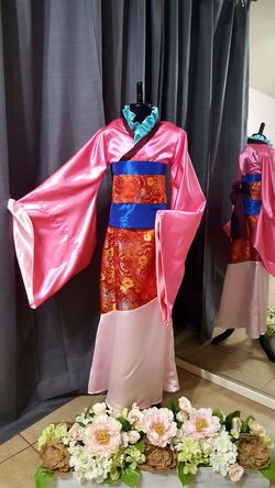 Mulan costume, girl dresses