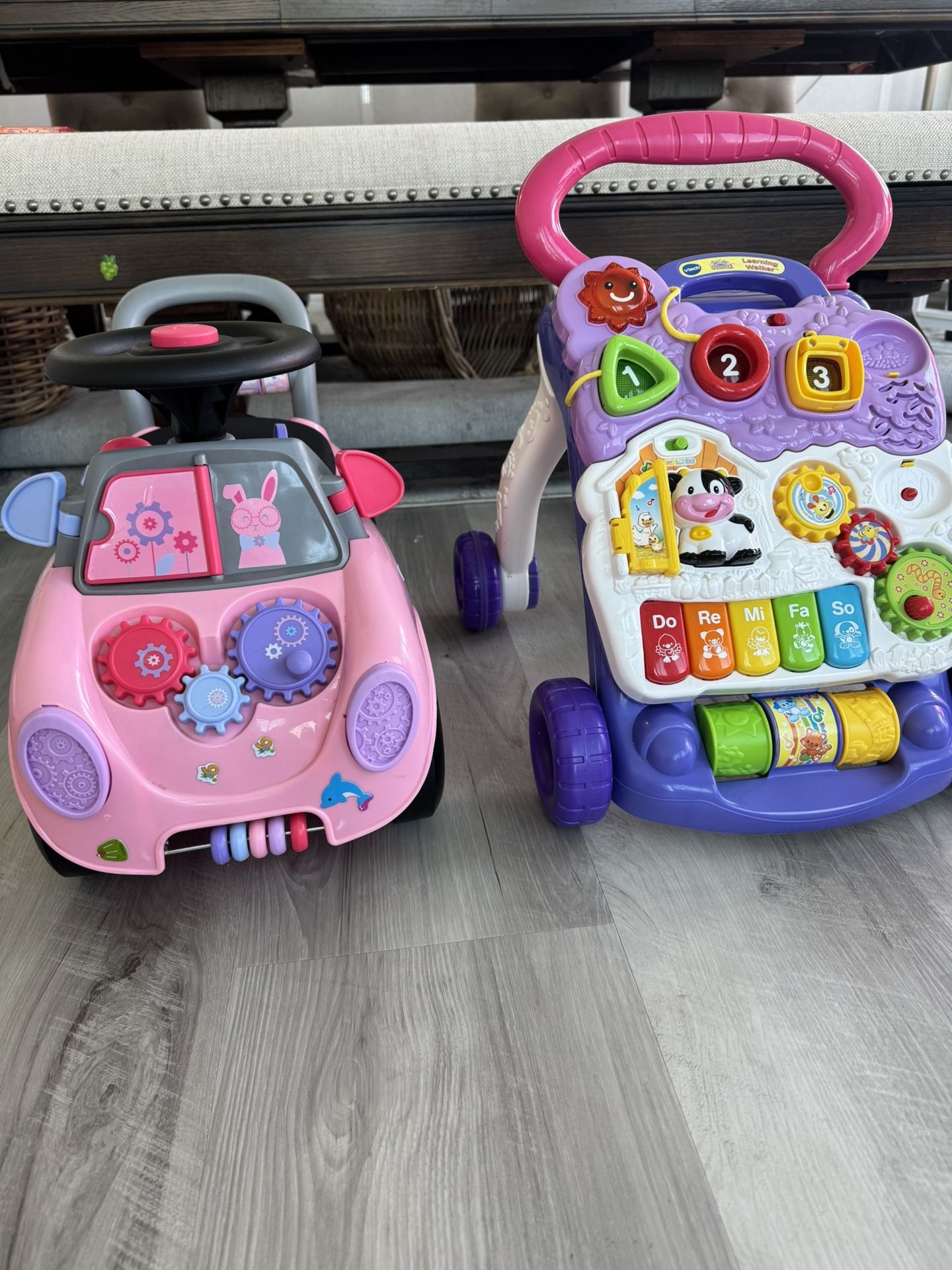 Pink Radio Flyer And Lavender Sit To Stand