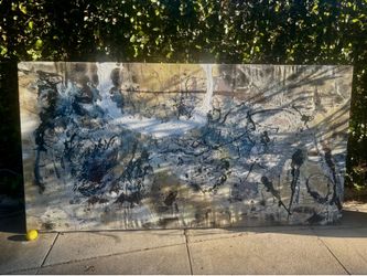 MASSIVE mixed media painting