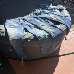 Levi 501 vintage blue jeans size 38 waist