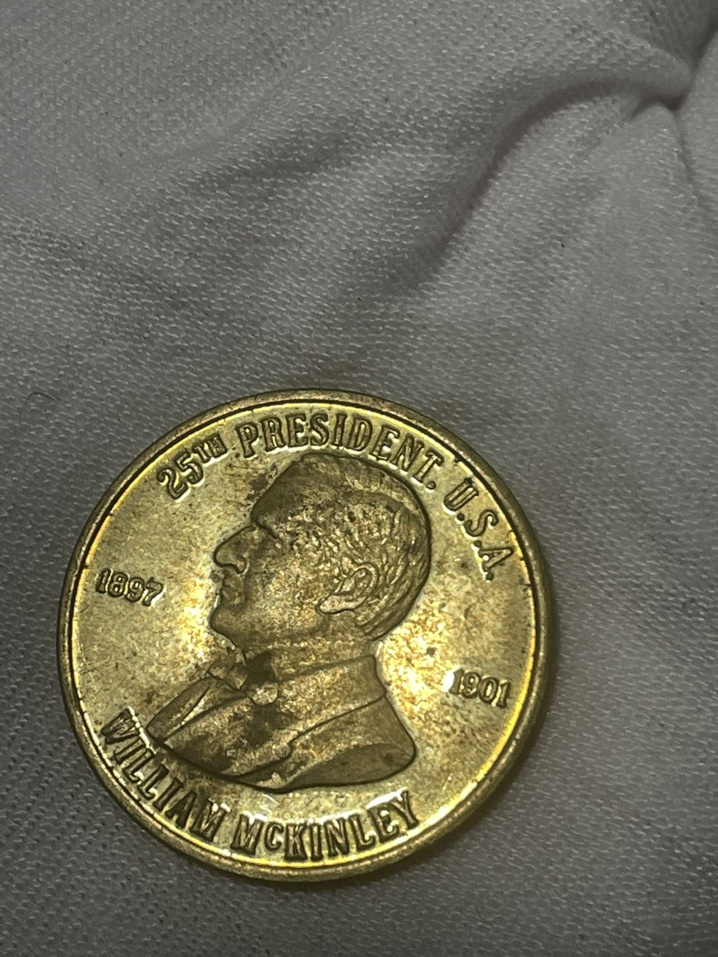25Th President William Mckinney Commemorative coin