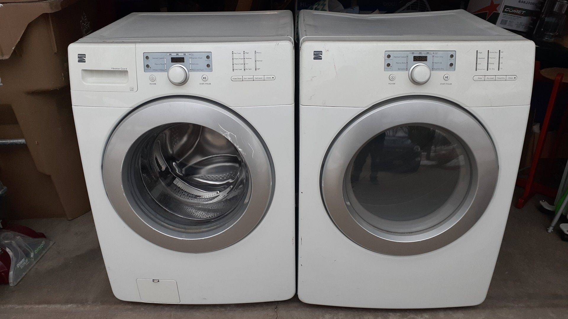 Kenmore Washer and Dryer Front Loader