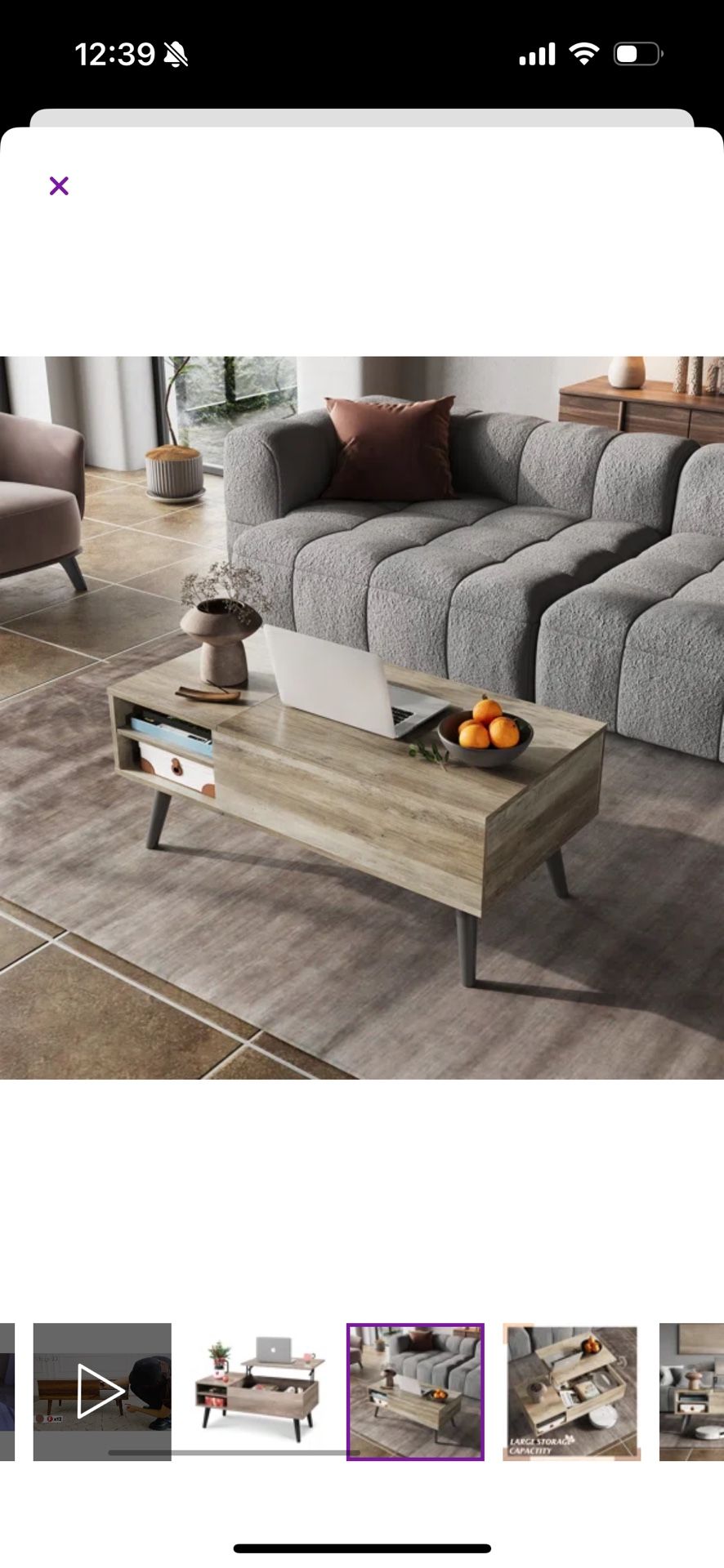 Lift Top Coffee Table 