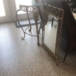 Matching Table And Mirror 