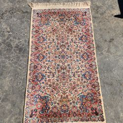 Vintage Karastan Ivory Kirman #759 Rug