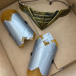 Wonder Woman tiara and gauntlets 