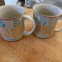 Small Pineapple Mugs