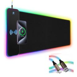 RGB Gaming Mouse Pad Wireless Charging