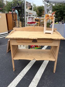 Antique Pine Washstand