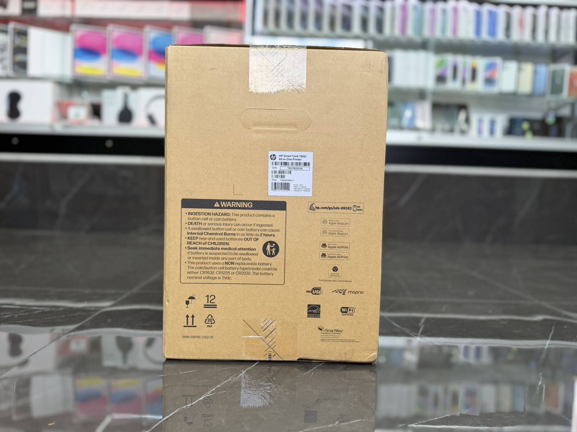 HP Smart Tank 7602r Wireless All In One Printer ((Take It Home In Payments/ llévatelo a casa en pagos)
