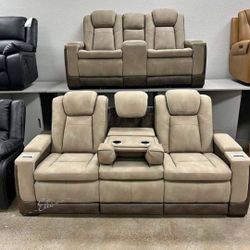 👉Next-Gen Durapella Sand Power Reclining Sofa And Loveseat
Ashley Furniture$20 Down Payment and delivery available 