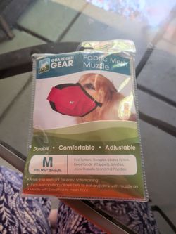 Guardian gear, Fabric mesh muzzle, red, small