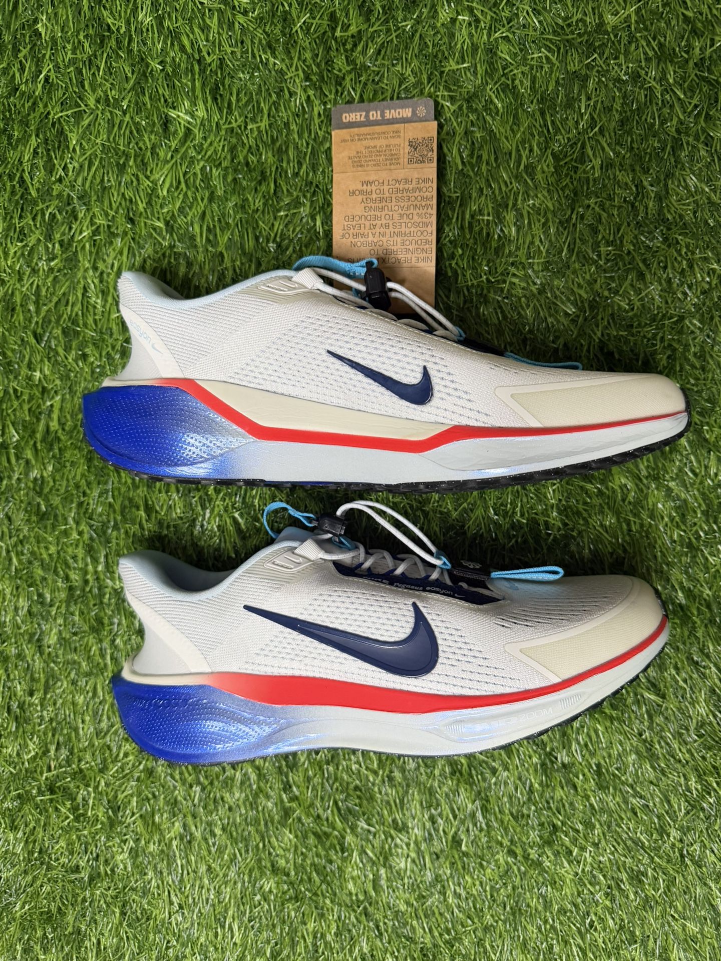 Nike Air Zoom Pegasus EasyOn Team USA White Blue ReactX FV3705-100 Men\'s 8 New Nike Pegasus EasyOn Team USA FV3705-100 | Mercari main image 2