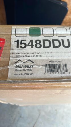 48Lx30Wx33H Midwest Dog Crate New in Box