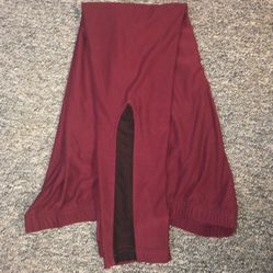 Size Medium Burgundy And Black Mesh Leggings  Washed But Never Worn