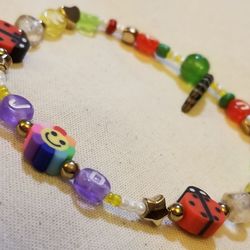 Handmade Lucky Ladybug Bracelet