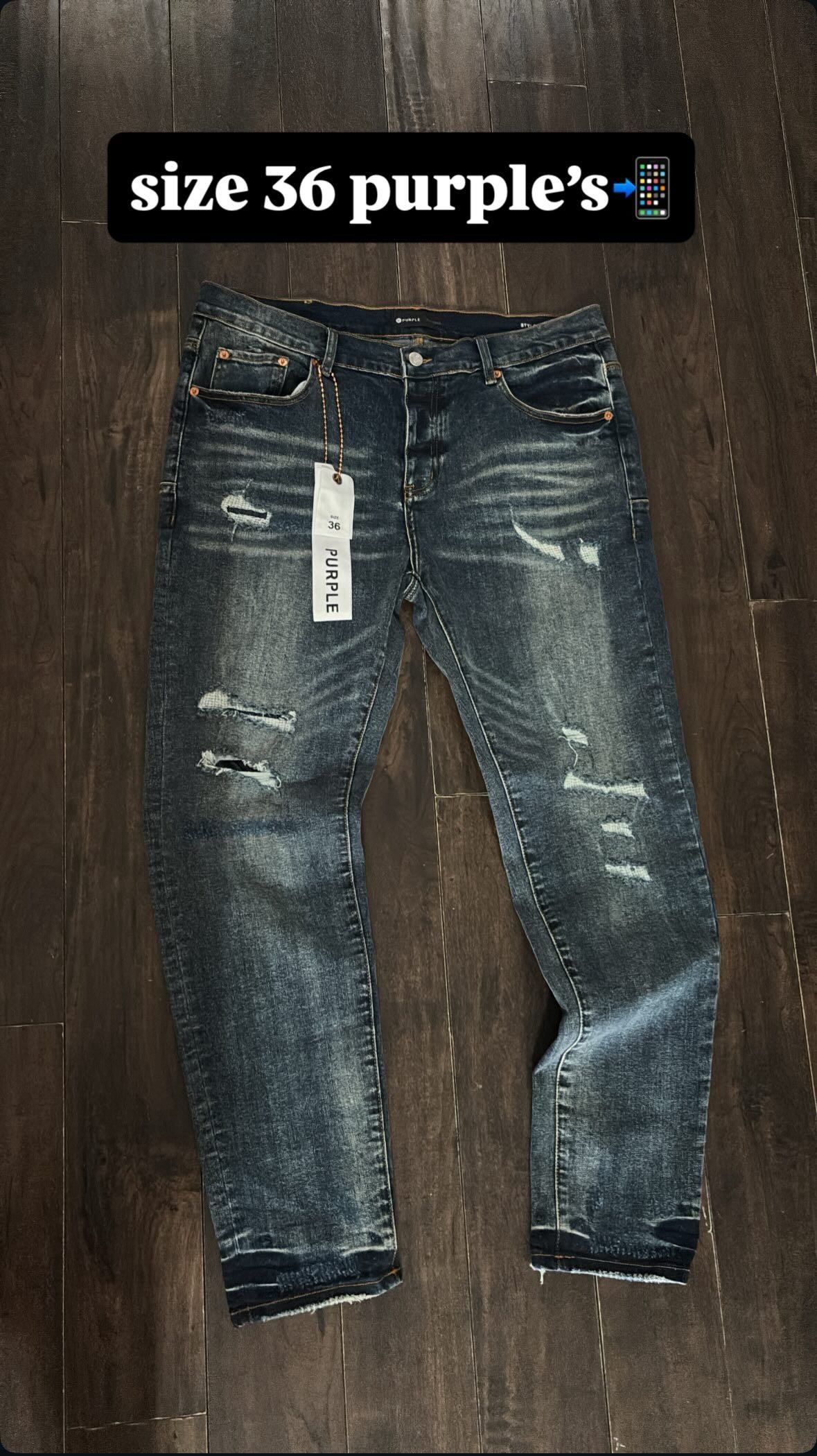 Size 36 Purple Jeans