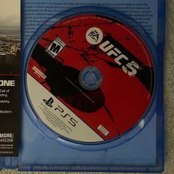 UFC 5 PS5 No Scratches 
