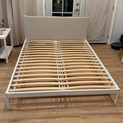 Queen Platform Bed Frame with Headboard