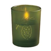 NIB Partylite pinecone votive holder